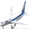 Hasegawa 1/200 ANA B787-8 Plastic Model 16 view 1