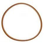 Alphasew Home Sewing Machine Belt length 15-3/4" x DIA 5.3" Flat Belt with Teeth