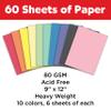 Faber-Castell Construction Paper Pad - Multi-Colored Craft Paper (9" x 12"), 60 Sheets view 3