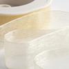 Italian Options Organza Chiffon Ribbon, Sheer Organza Ribbons for Gift Wrapping, Presents, Crafting, Wedding, Flower Bouquets, Birthday, Decorations, Dcor, 7mm x 50 Metres, Cream view 1