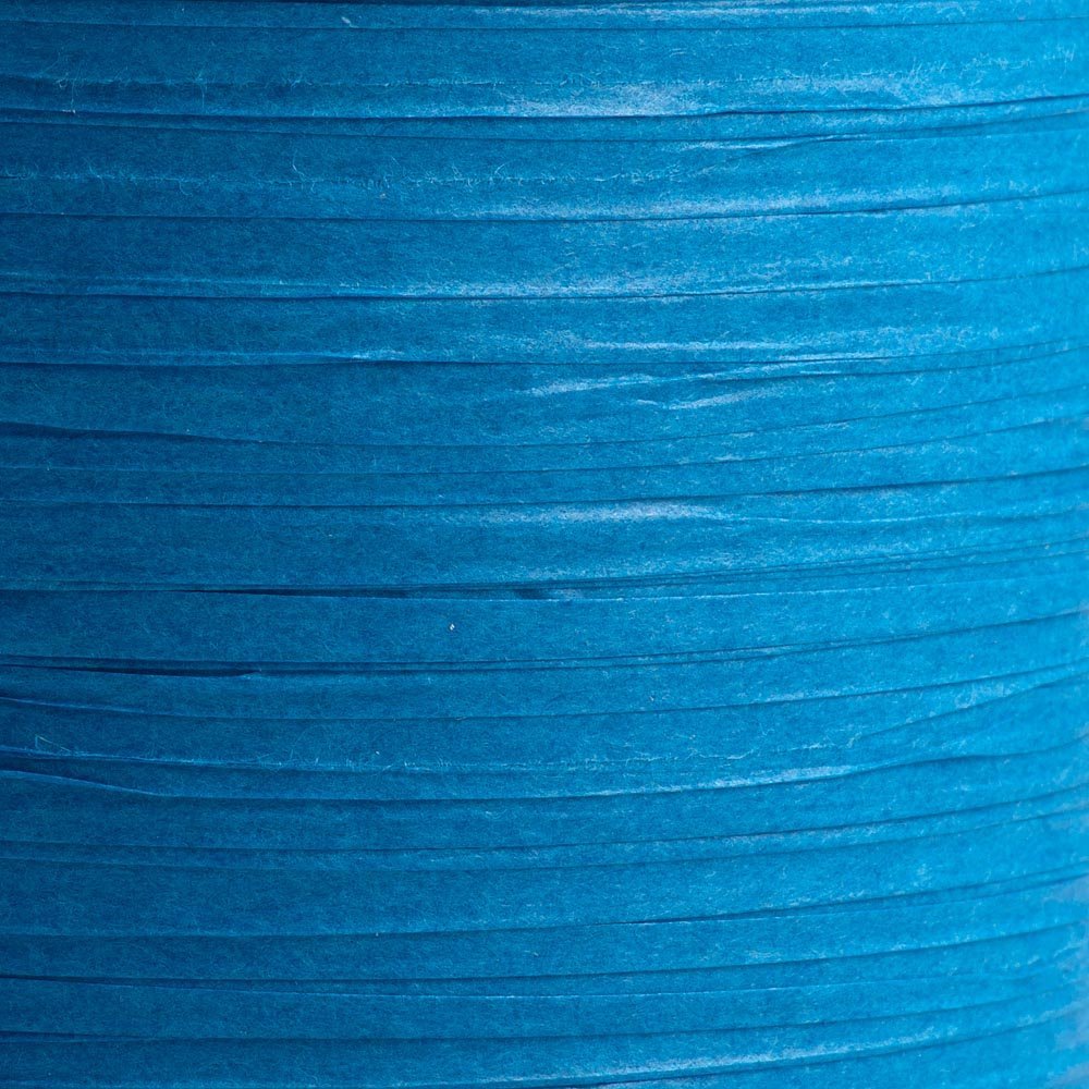 Italian Options Paper Raffia Ribbon 7mm x 100M - Royal Blue
