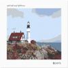 Pepita Portland Head Lighthouse Needlepoint Canvas view 2