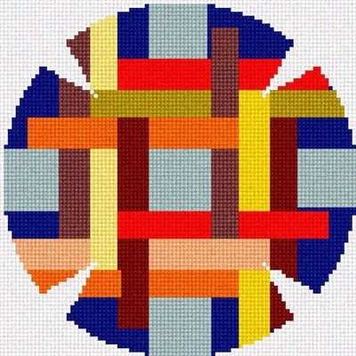 Pepita Yarmulka Thatch (Large) Needlepoint Kit