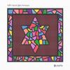 Pepita Needlepoint kit: Tallit Stained Glass Bordeaux, 12" x 10" view 2