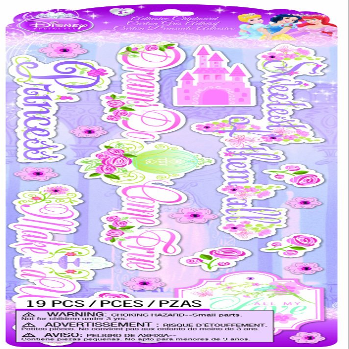 EK Success Brands Disney Chipboard Stickers, Princess Titles