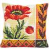 RTO Coquelicot Nouveau Collection D'Art Stamped Needlepoint Cushion Kit, 40 x 40cm view 1