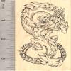 Large Chinese Dragon Rubber Stamp, Year of The Dragon view 1