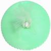 50 Scalloped Tulle Circles 9" Wedding Favor Wrap - Mint Green view 1