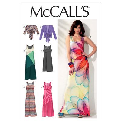 McCall Patterns M6559 Misses' Unlined Jackets and Dresses, Size E5 (14-16-18-20-22)