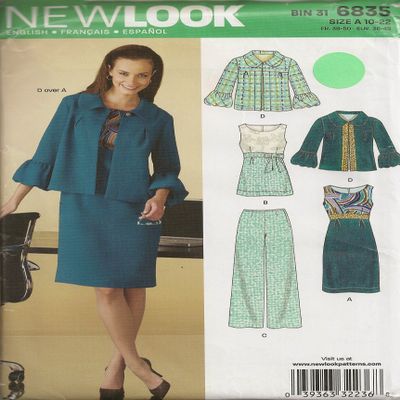 New Look 6835, Misses' Wardrobe, Size 10-22, OOP