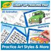 Crayola Light Up Tracing Pad - Blue, Drawing & Tracing Projector for Kids, Sketching Light Box Table, Toys for Kids, Gift for Girls & Boys, Ages 6+ view 2