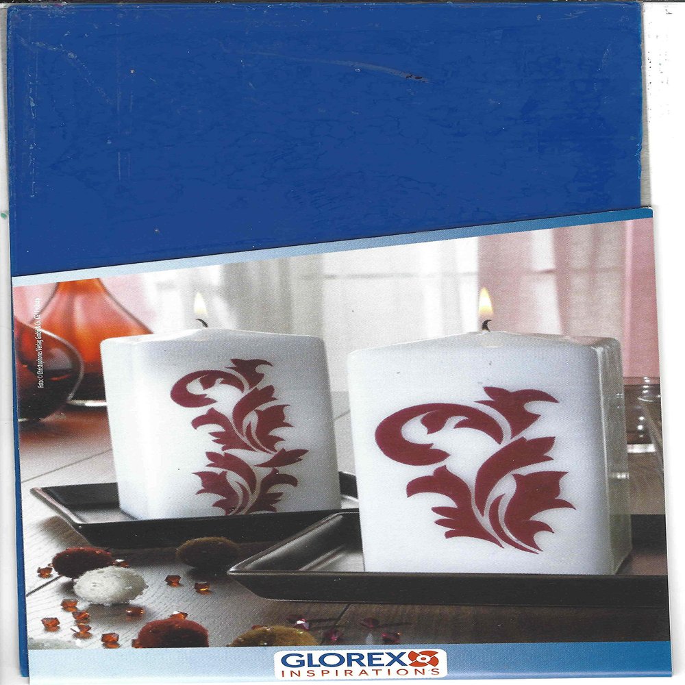 Glorex Decorative Wax, Medium Blue, 20 x 11.6 x 0.1 cm