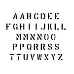 Military Alphabet Stencil Set | Large Letter Font | 10 mil | Paint Stencils for Labels and Wall Signs (Numbers) (6 inch)