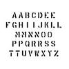 Military Alphabet Stencil Set | Large Letter Font | 10 mil | Paint Stencils for Labels and Wall Signs (Numbers) (6 inch) view 1