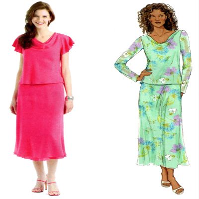Butterick B4511, Misses' Coordinates, Size BB(8-14), OOP
