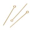 Dreambell 10 pcs 14k Gold Filled Eye Headpin Head Pins 22ga 22 Gauge 1.5'' / Findings/Yellow Gold view 1