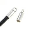 10pcs .925 Sterling Silver Bead 1mm Leather Cord End Cap/Findings/Bright view 1