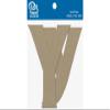 Accent Design Paper Accents Chipboard Letter 4" Yy 2pc Natural view 1
