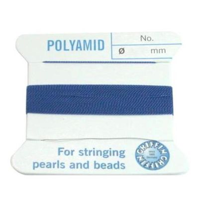 Blue Griffin Nylon Bead Stringing Cord #8
