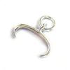 2 pcs .925 Sterling Silver Bail Pendant Pendant Connector Clasp/Findings/Bright view 1