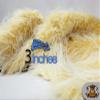 Faux Fur Long Pile Mongolian Sheep Ivory Fabric / 54" Wide/Sold by The Yard view 4