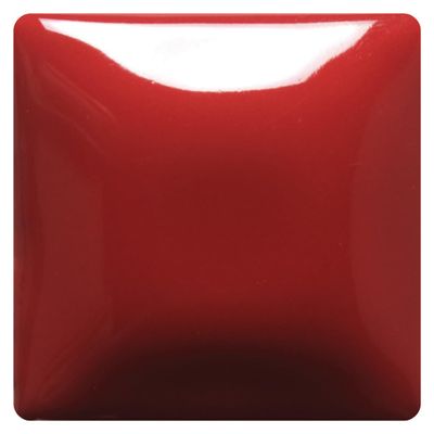 Mayco Foundations Series FN-004 Red Opaque Gloss Glaze Pint, 16 oz. (473 mL), Intermixable Low/Mid-High Fire Cone 06/05-6 (FN) Liquid Ceramic Pottery Glaze for Unfired Clay or Bisque