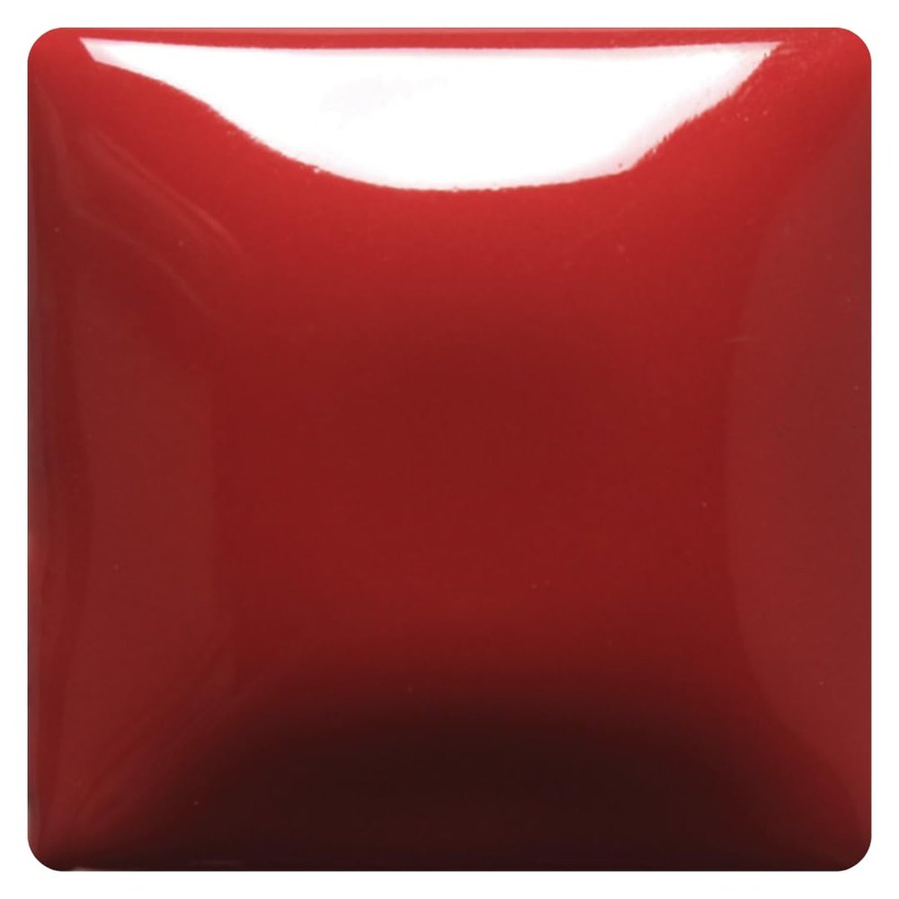 Mayco Foundations Series FN-004 Red Opaque Gloss Glaze Pint, 16 oz. (473 mL), Intermixable Low/Mid-High Fire Cone 06/05-6 (FN) Liquid Ceramic Pottery Glaze for Unfired Clay or Bisque