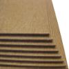 150 Sheets Chipboard 46pt (Point) 4 X 4 Inches Medium Weight Scrapbook Square Size .046 Caliper Thickness Cardboard Craft|Packing Brown Kraft Paper Board view 3