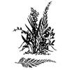 Woodware Craft Collection Woodware Stamp, 3.5 by 5.5-Inch, Ferns view 1