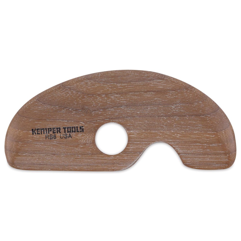 Kemper Hardwood Potter's Rib - RB6, 4-1/8"