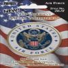 Military Self-Adhesive Metal Medallion 2"-Air Force view 1