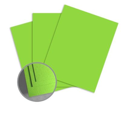 ColorMates Smooth & Silky Light Green Card Stock - 12 x 12 in 90 lb Cover Smooth 25 per Package