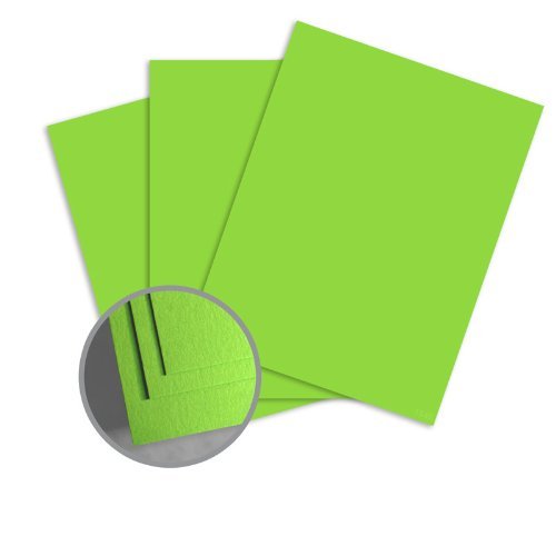 ColorMates Smooth & Silky Light Green Card Stock - 12 x 12 in 90 lb Cover Smooth 25 per Package