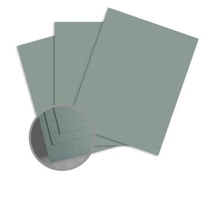 ColorMates Smooth & Silky Steel Blue Card Stock - 12 x 12 in 80 lb Cover Smooth 25 per Package