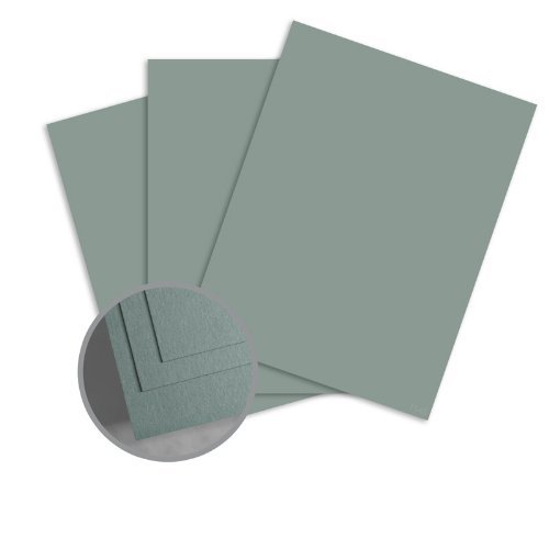 ColorMates Smooth & Silky Steel Blue Card Stock - 12 x 12 in 80 lb Cover Smooth 25 per Package