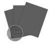 Cascata Dark Grey Card Stock - 8 1/2 x 11 in 80 lb Cover Felt 25 per Package view 1