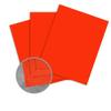 Cascata Scarlet Card Stock - 8 1/2 x 11 in 80 lb Cover Felt 25 per Package view 1