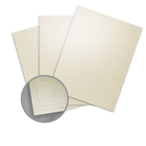 ASPIRE Petallics Autumn Hay Card Stock - 8 1/2 x 11 in 98 lb Cover Metallic C/2S 200 per Package