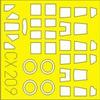 Eduard Accessories CX209 Model Building Accessory A6M2 Zero for Fine Molds/Model Graphix Kit view 1