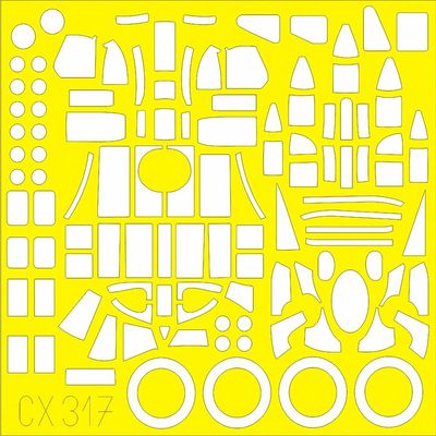 Eduard Masks 1:72 - Halifax B Mk.II (Revell) - (EDMCX317)