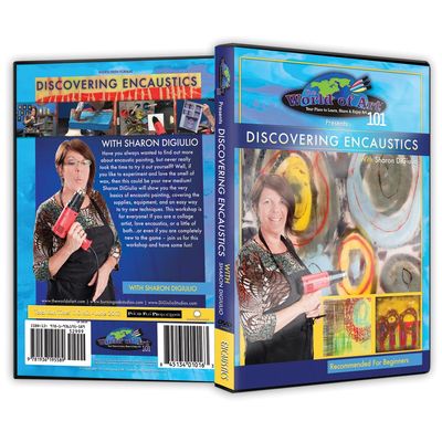 Sharon DiGiulio - Video Art Lessons"Discovering Encaustics" DVD
