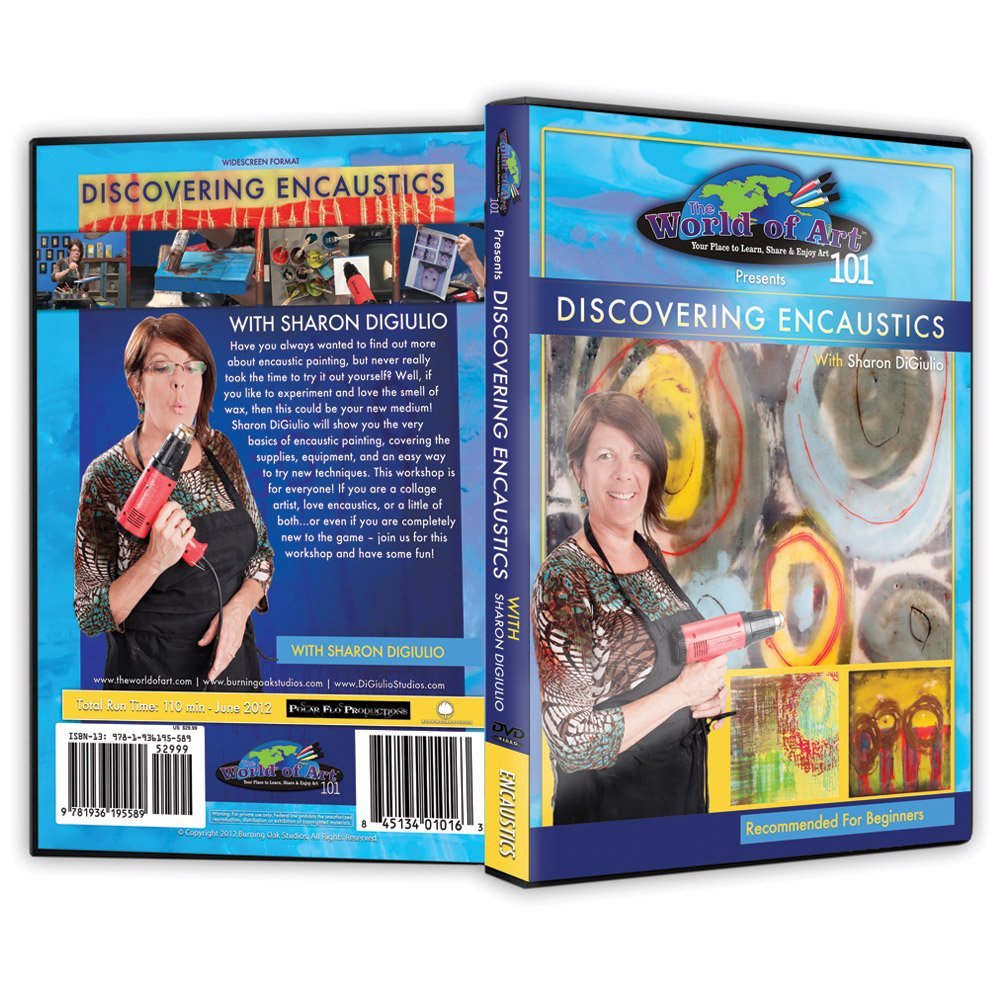 Sharon DiGiulio - Video Art Lessons"Discovering Encaustics" DVD