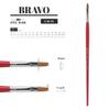 Escoda Bravo Series 3317 Artist Oil and Acrylic Paint Brush, Light Ox Hair, Flat, Size 10 view 3