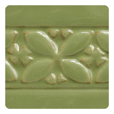 AMACO Potter's Choice PC-46 Lustrous Jade Green High Fire Glaze Pint, 16 oz. (473 mL), Layerable Mid-High Fire Cone 5-6 (PC) Liquid Ceramic Pottery Glaze for Bisque