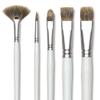 Bob Ross Synthetic Mongoose Brush - Floral Fan, Size 4 view 2