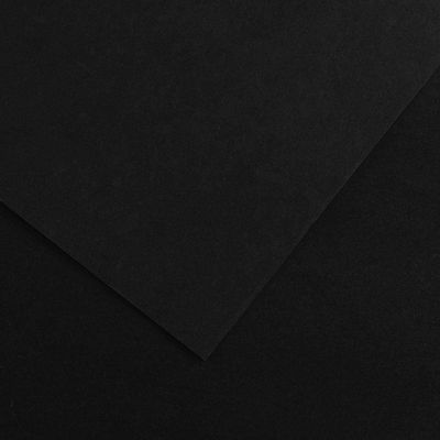 Canson Colorline #38 Drawing Paper, Black, 19.5" x 25.5", Acid-Free, 92 lb. (150gsm), 10 Sheets/Pack