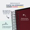 goldbuch Bella Vista 25 994 Spiral Photo Album 35 x 30 x 1.5 cm - Spiral Diameter 2.8 cm, Photo Album with 40 Black Pages, Linen Memory Album, Photo Book for Pictures to Stick, Bordeaux view 3