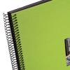 Goldbuch Bella Vista Spiral, Linen Memory Cut-Out Cover 40 Book for Gluing, Photo Album, Paper, Green (Black Pages), 35x30 cm view 4