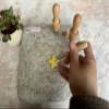 3 Wooden Needle Felting Handles view 2