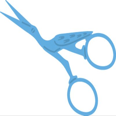 Ecstasy Crafts Marianne Designs Creatables Die-Stork Vintage Scissors
